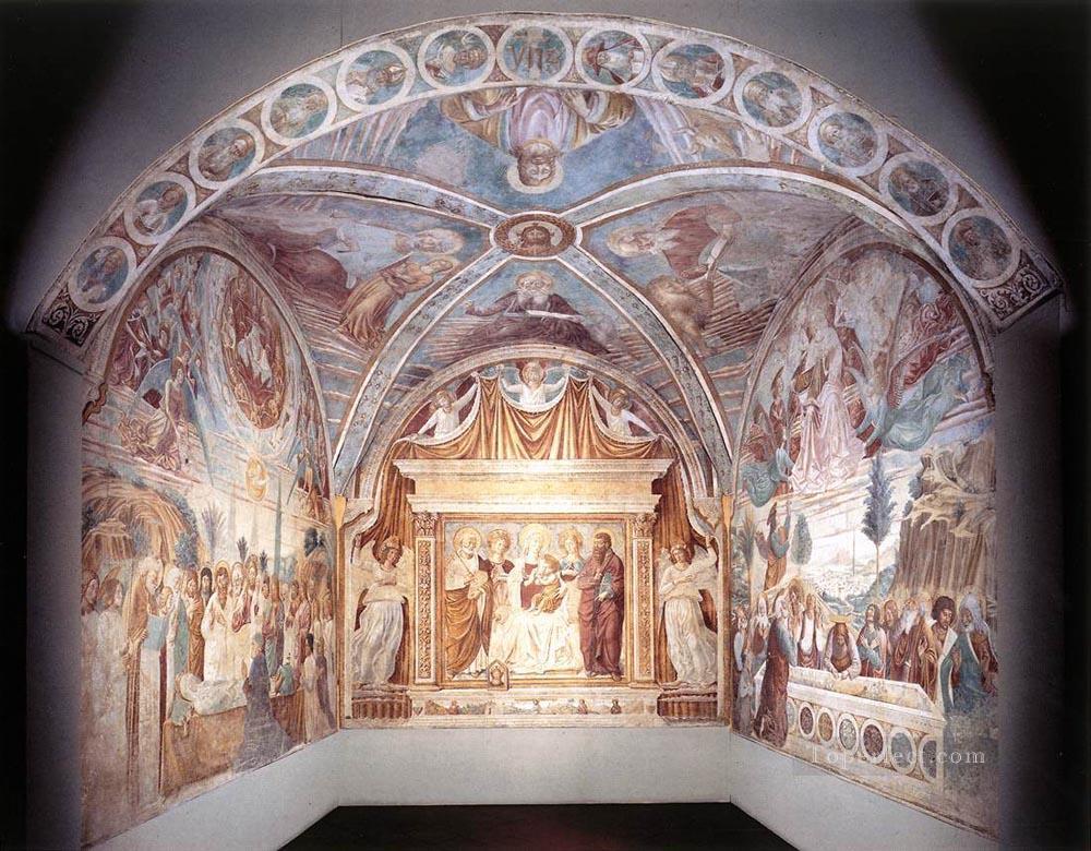 Shrine of the Madonna della Tosse Benozzo Gozzoli Oil Paintings